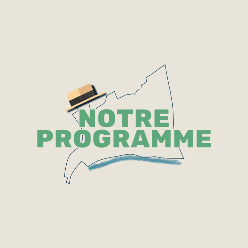 Icone notre programme pour nos propositions en vue des élections à Nogent sur Marne